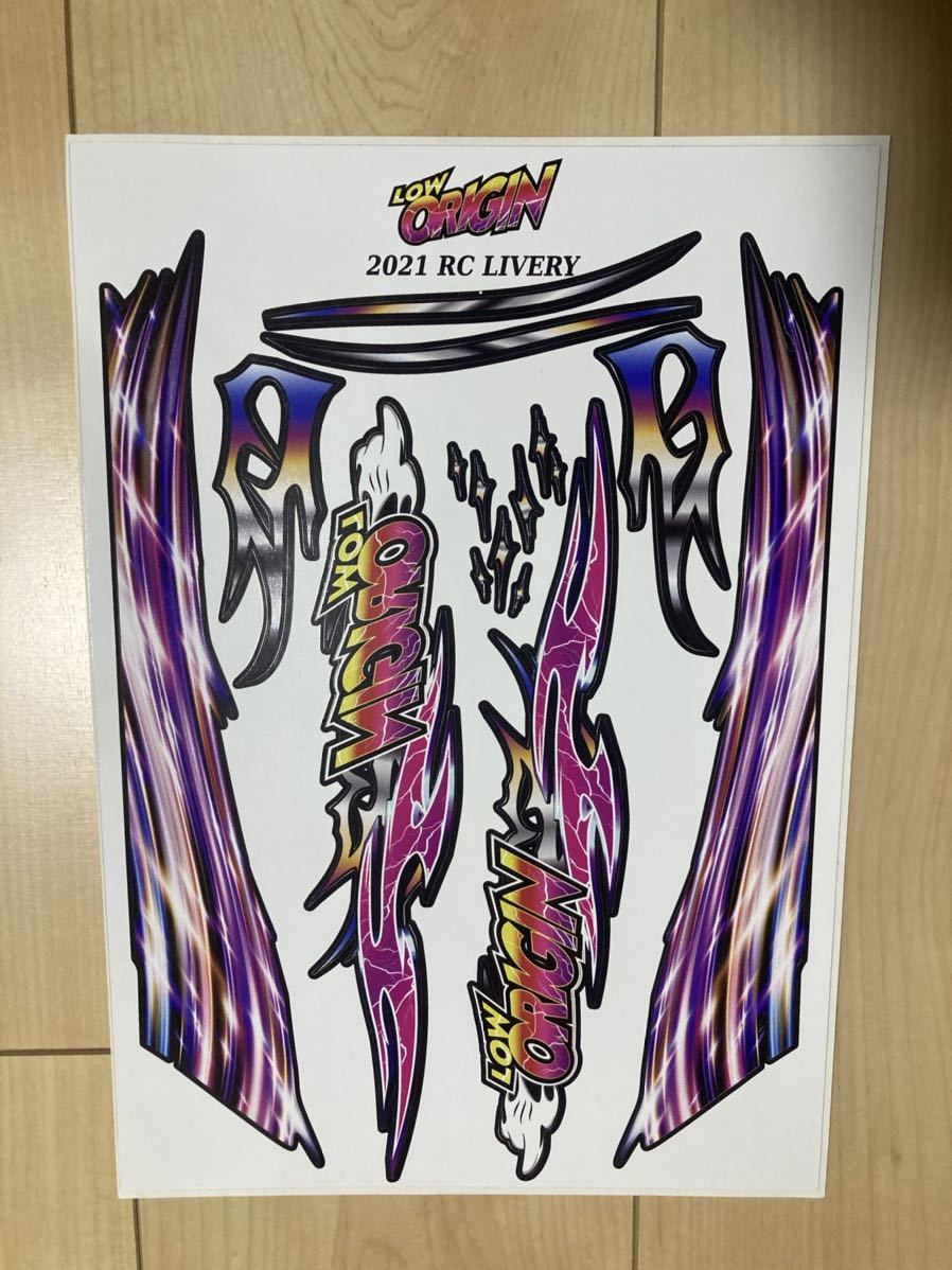 loworigin ロウオリジン ステッカーセット Yahoo!オークション - ラジコン ボディー ステッカー ロー