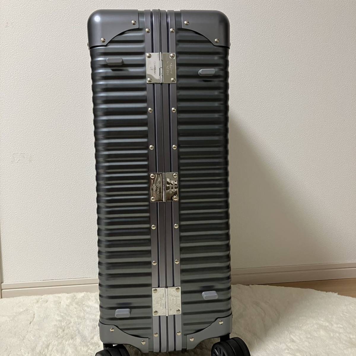 新品】ランツォ LANZZO 162706 Norman 64L グレー スーツケース