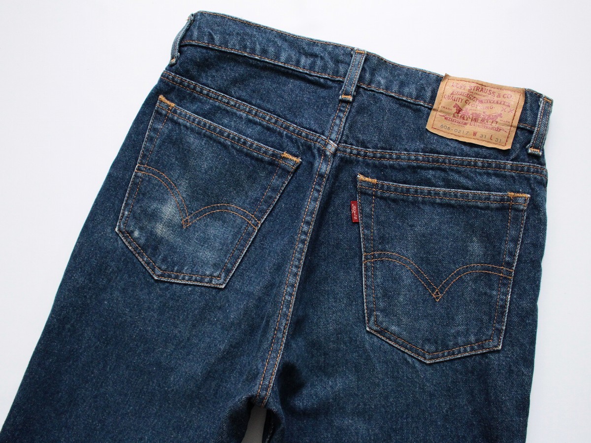 驚きの値段 Levi's 【 リーバイス 0217 紙パッチ ジップフライ 1990年