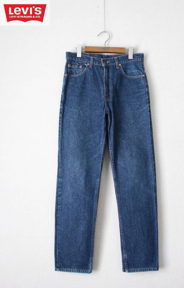 【 Levi's リーバイス 】606 テーパード スリム デニムパンツ 31 オールド古着 606-02 1990年製 ジップフライ 紙パッチ 0217