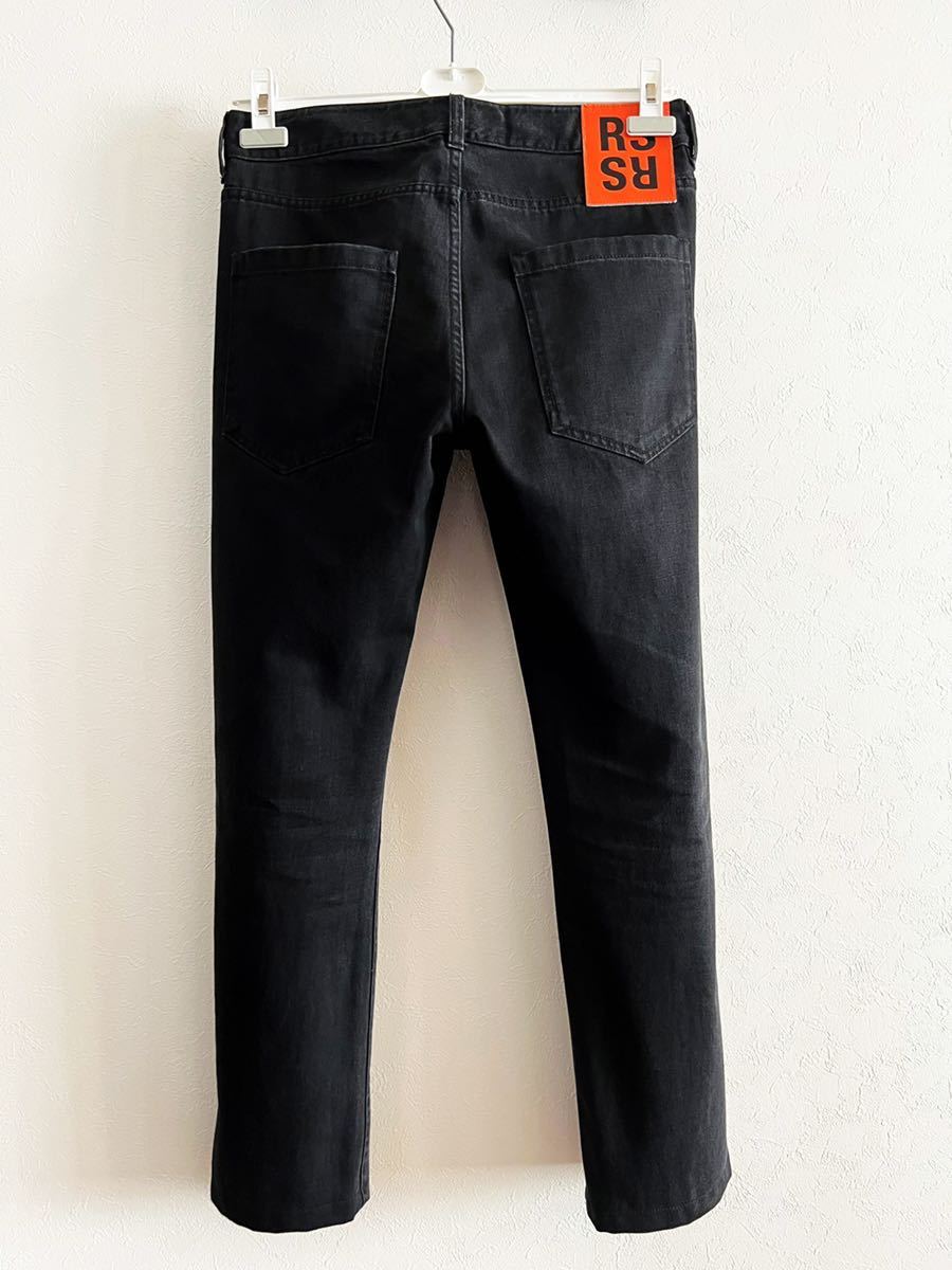 極美品】ラフシモンズ REGULAR FIT JEANS 18aw ブラック デニムパンツ