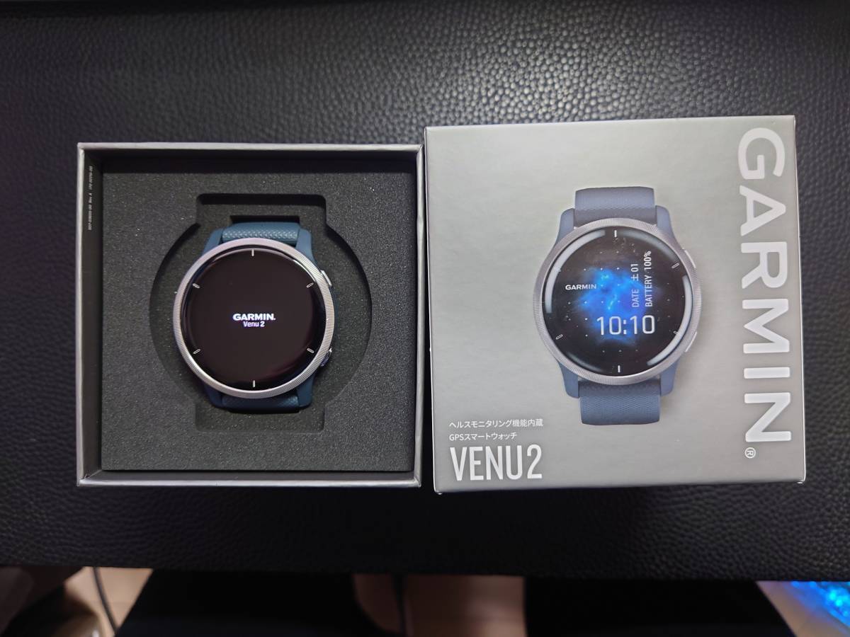 美品】Garmin Venu2 Granite Blue / Silver www.disdukcapil.paserkab
