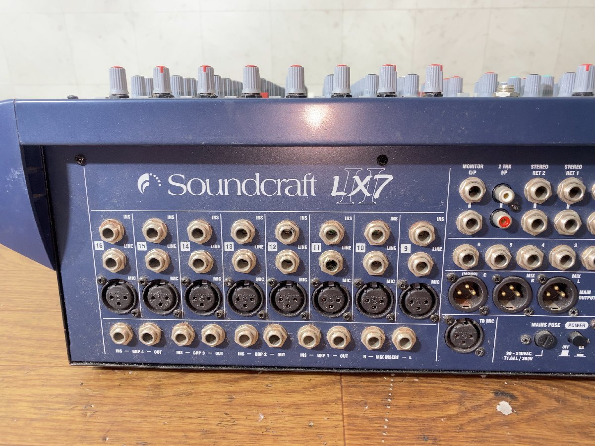 Sound Craft LX7 Ⅱ サウンドクラフト ミキサー○D091B043