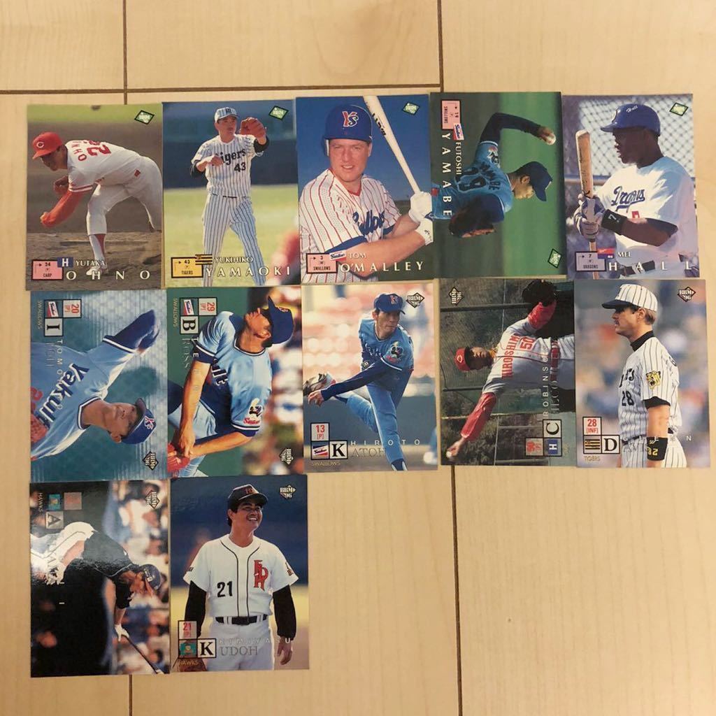 【当時物】BBM プロ野球カード 95年 96年 12枚 ベースボールマガジン プロ野球 カード 野球カード baseball 野球 ベースボールカード_画像1