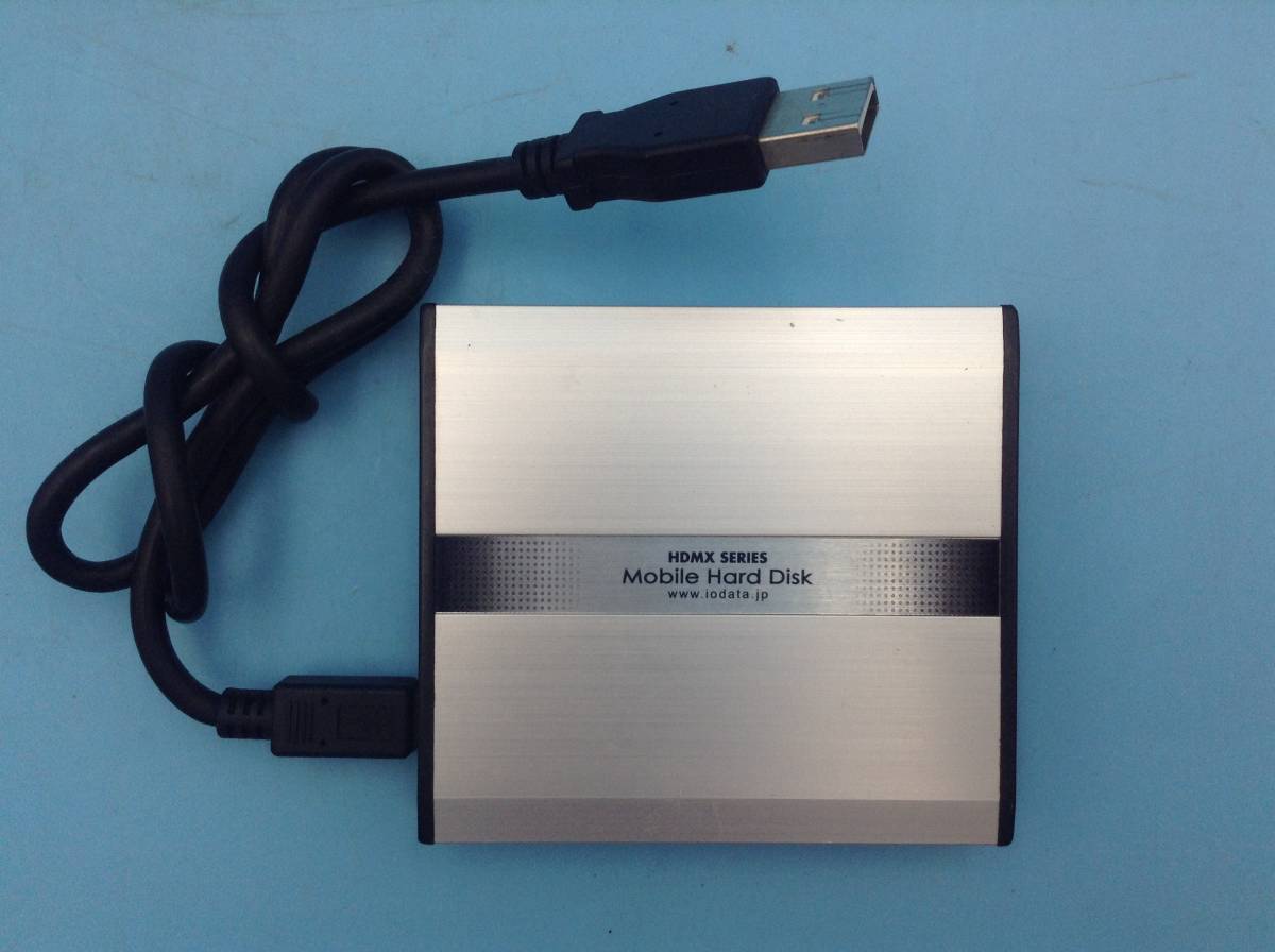 H2394☆I・O DATA アイ・オーデータ HDMXシリーズ モバイルハードディスク 外付けHDD HDMX-U20 20GB【フォーマット済】_画像1