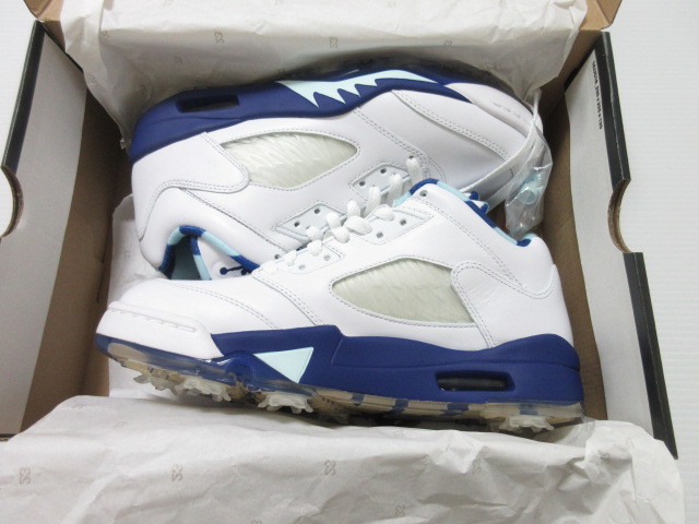 新品!!! ◆◆ ナイキ NIKE エアジョーダン5 ロウ 26cm ◆◆No233 ゴルフシューズ Air Jordan V LOW GOLF U