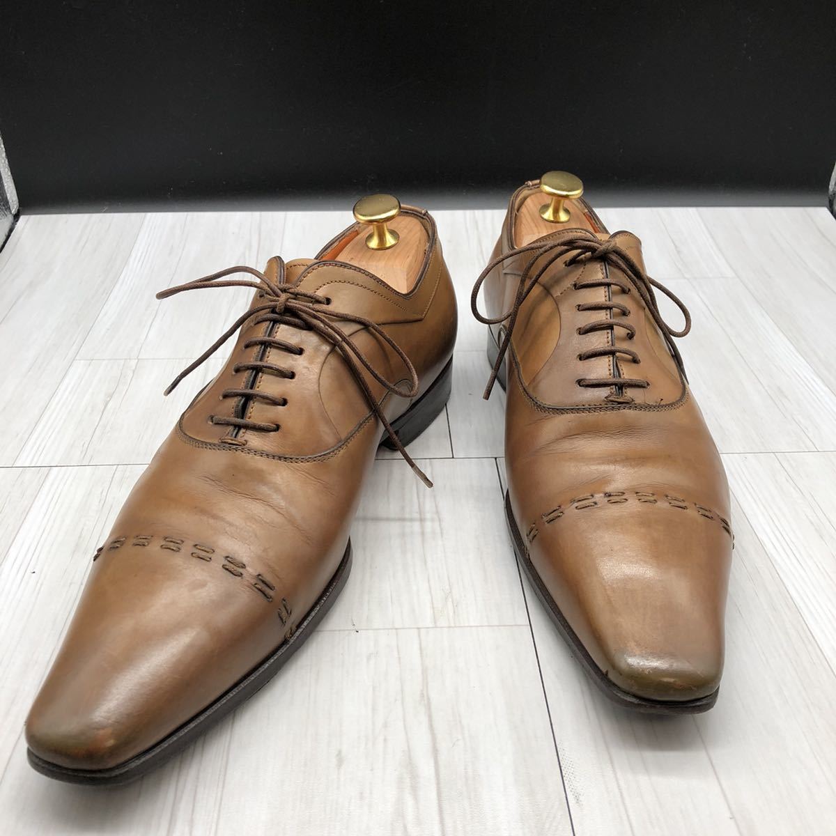 Santoni サントーニ 25 レザーシューズ ブラウン 6 - fundacionatenea.org