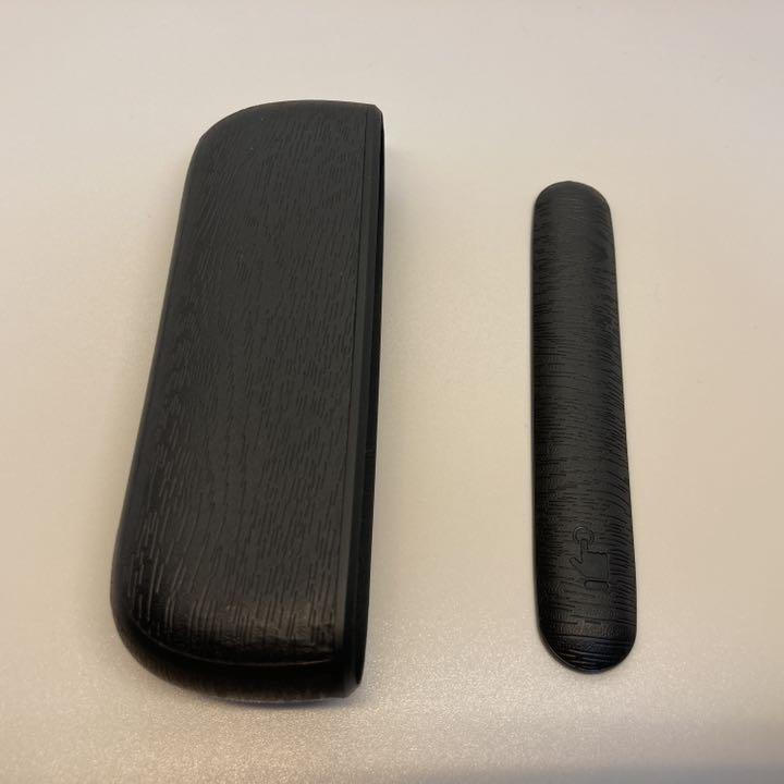 iqos il ma Iqos special case door cover set black black wood grain iQOS il ma case iQOS il ma cover Iqos il ma case iluma