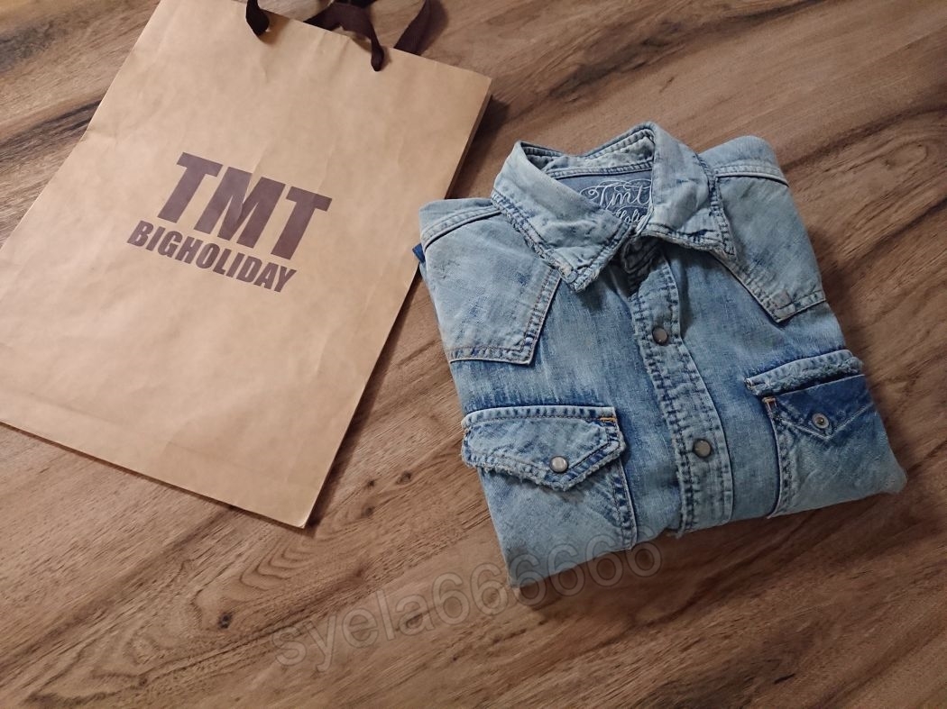単品購入可 【高級ライン一点モノ】TMT デニムシャツ 山下智久 藤木