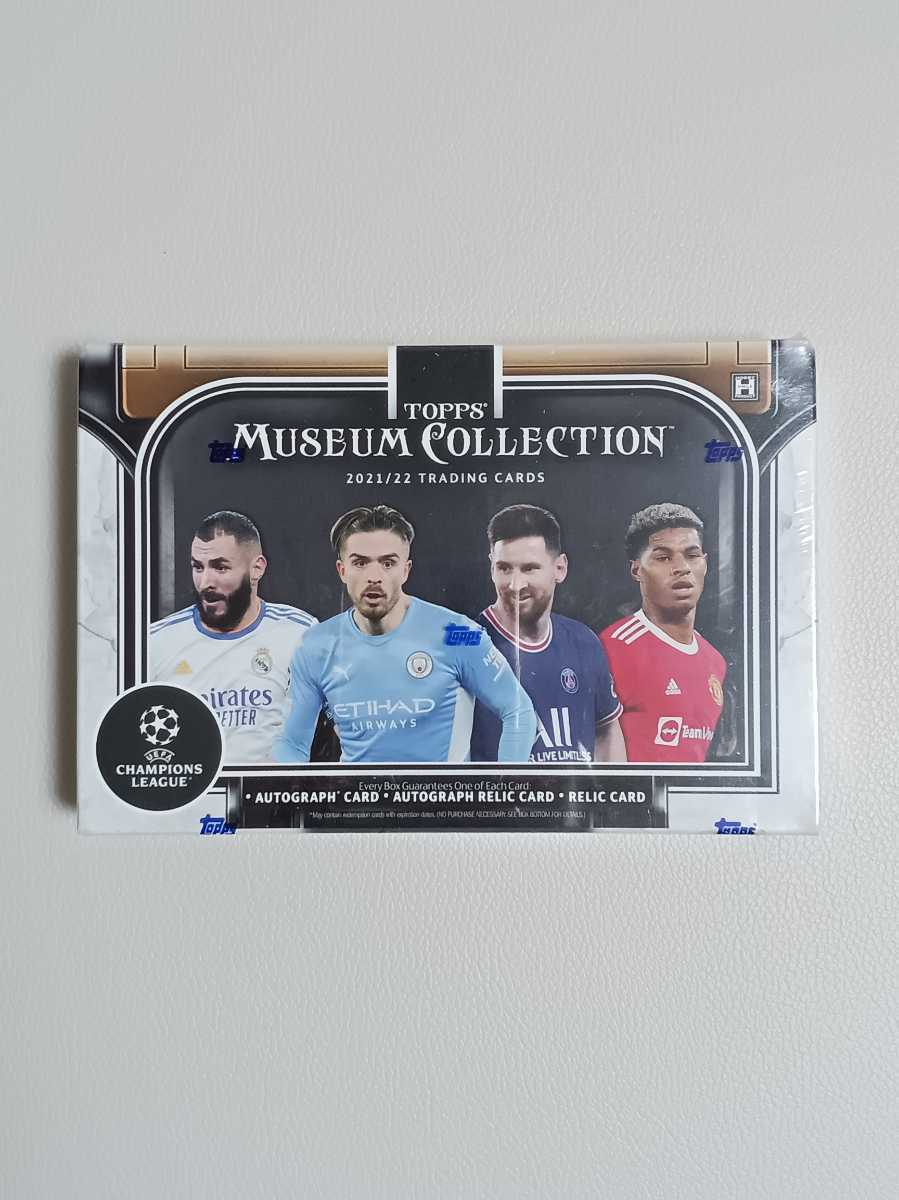 2021-22 TOPPS MUSEUM COLLECTION UEFA CHAMPIONS LEAGUE SOCCER 新品 未開封 ボックス