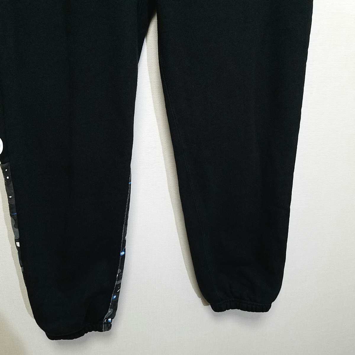 A BATHING APE SPACE CAMO SHARK SWEAT PANTS メンズL エイプ スペース