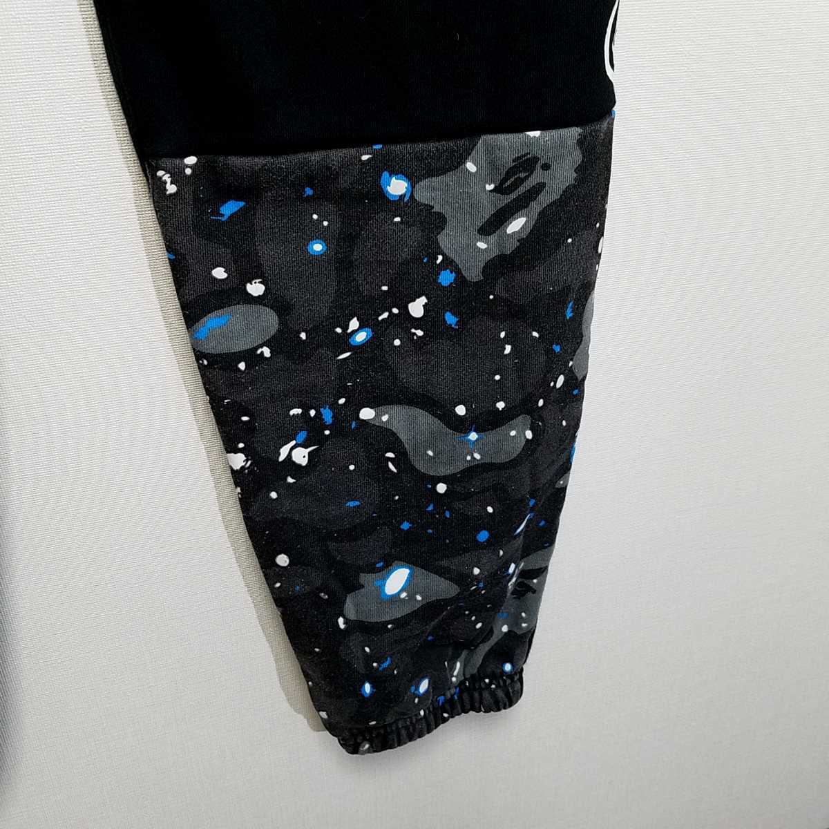 A BATHING APE SPACE CAMO SHARK SWEAT PANTS メンズL エイプ スペース