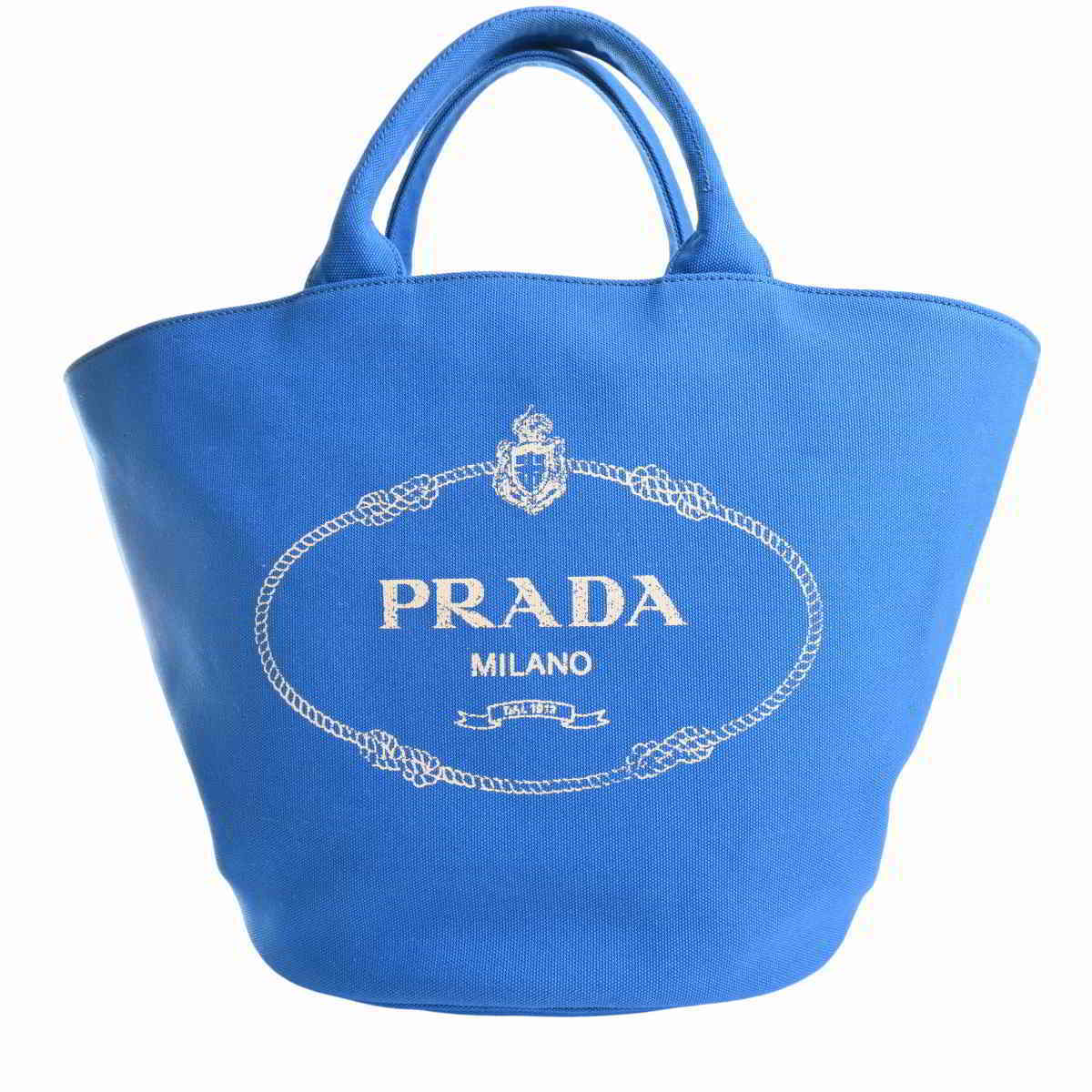 PRADA プラダ キャンバス カナパ ファブリック 2WAY トートバッグ