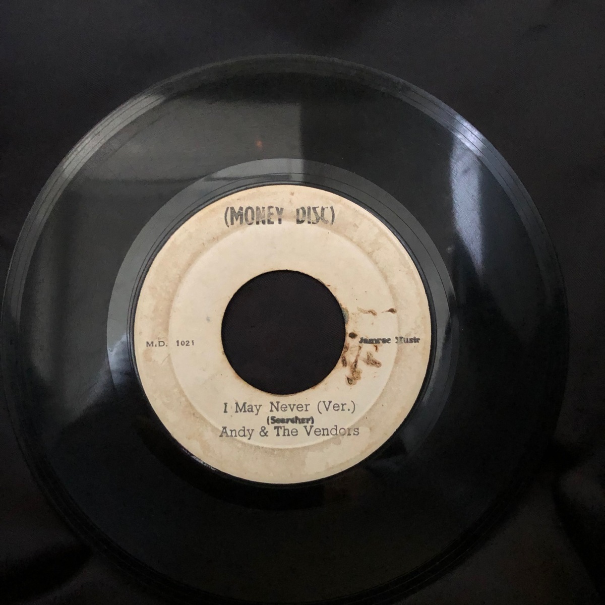 Horace Andy Andy & The Vendors / I May Never See My Baby 7inch Money Disc_画像4