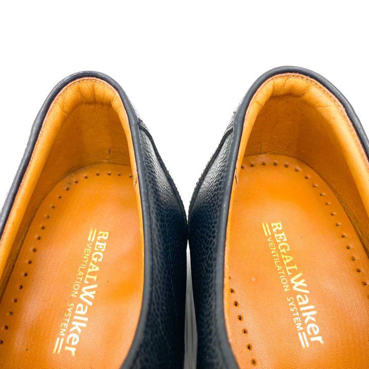 ☆即決・送料無料☆REGAL リーガルウォーカー プレーントゥ JS17 黒 ブラック 27.0cm 革靴 ビジネスシューズ フォーマル 本革 本皮  メンズ