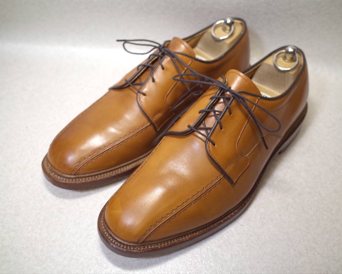 【即決価格落札で送料無料】2533■Allen Edmonds/アレンエドモンズ/Hillcrest■使用極少/USA製バイシクルトゥ/スワールモカ/10E/28cm_画像1