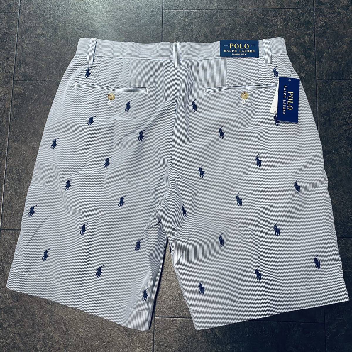 超激得セール Ralph Lauren - ラルフローレン ハーフパンツ ストライプ