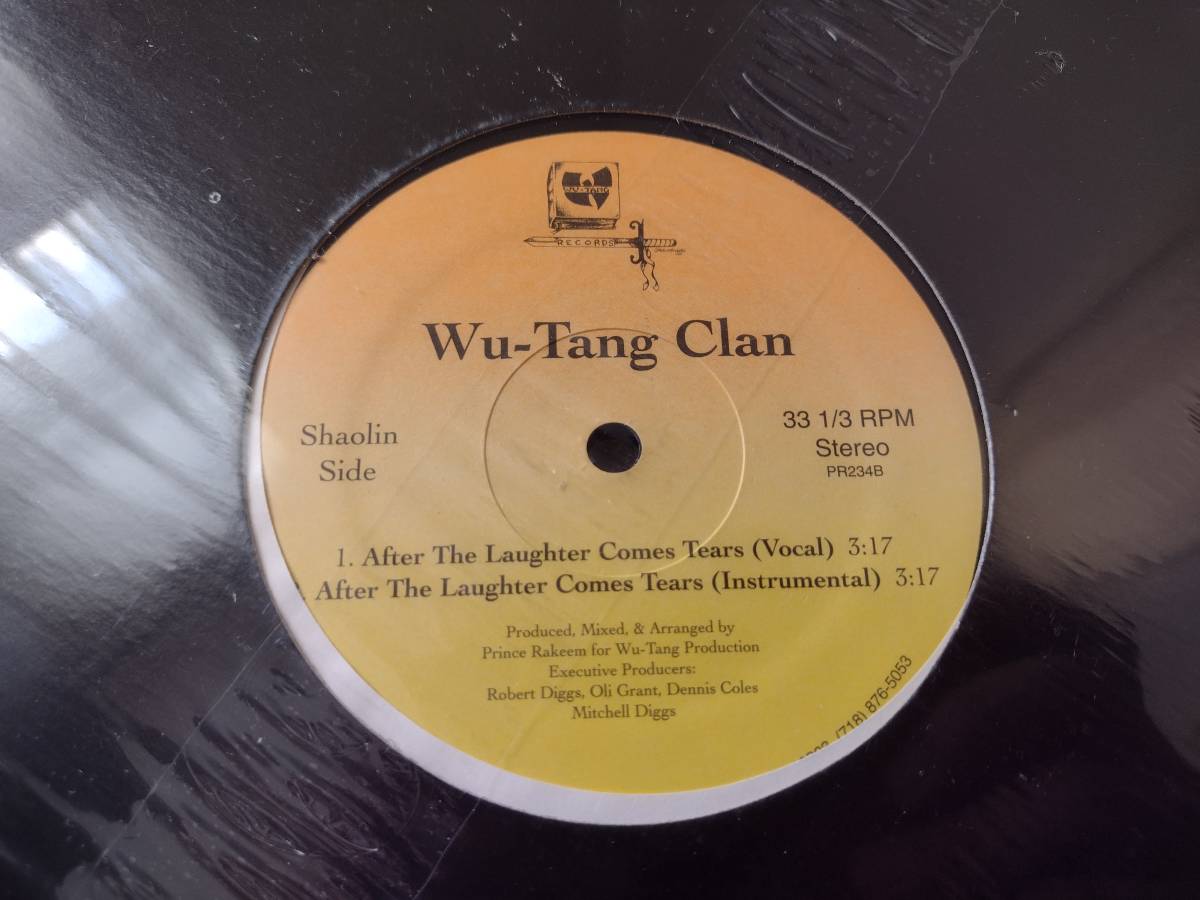 【レア】 シールド Wu Tang Clan 自主盤 1stPress 『 Protect Ya Neck / After The Laughter Comes Tears 』　おまけあり Yahoo!フリマ（旧）のサムネイル