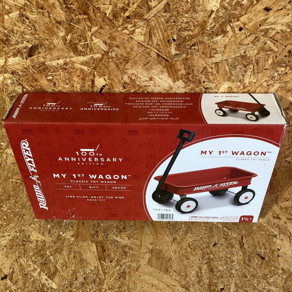 Radio Flyer ラジオ フライヤー MY 1ST Wagon #W7A-100 ワゴン 100TH ANNIVERSARY EDITION 100周年_画像2