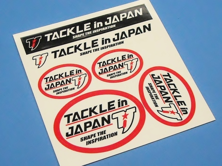 タックル イン ジャパン TACKLE in JAPAN ヤマワ産業 ステッカー 100×105mm 集合 シール_画像1