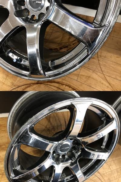 廃盤品!WORK EMOTION XT7 WMB色 17インチ!9.0j/114.3/5/+28 2本SET