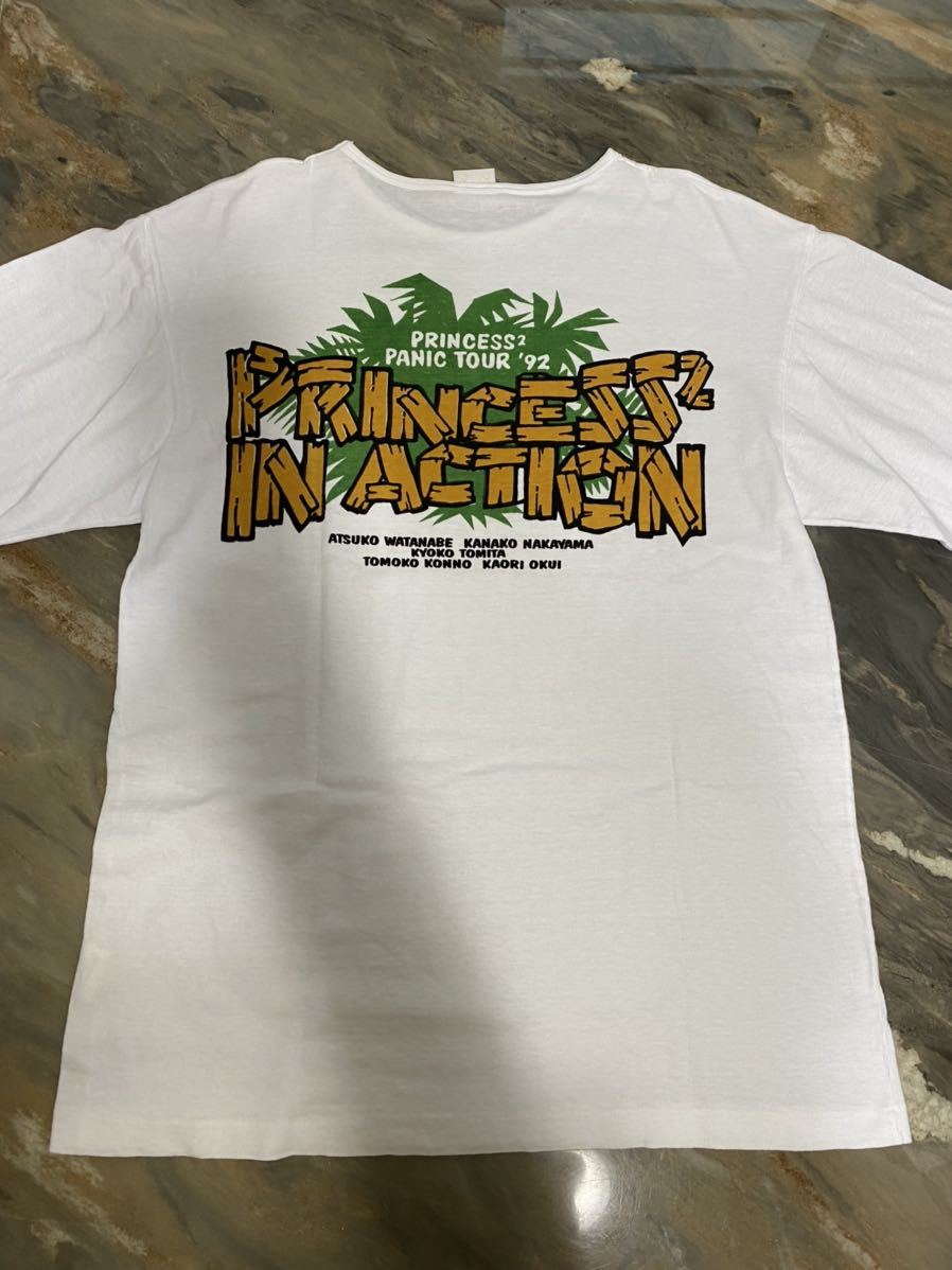 レア！プリンセスプリンセスPRINCESS PRINCESS　PANIC TOUR '92 長袖Tシャツ_画像3