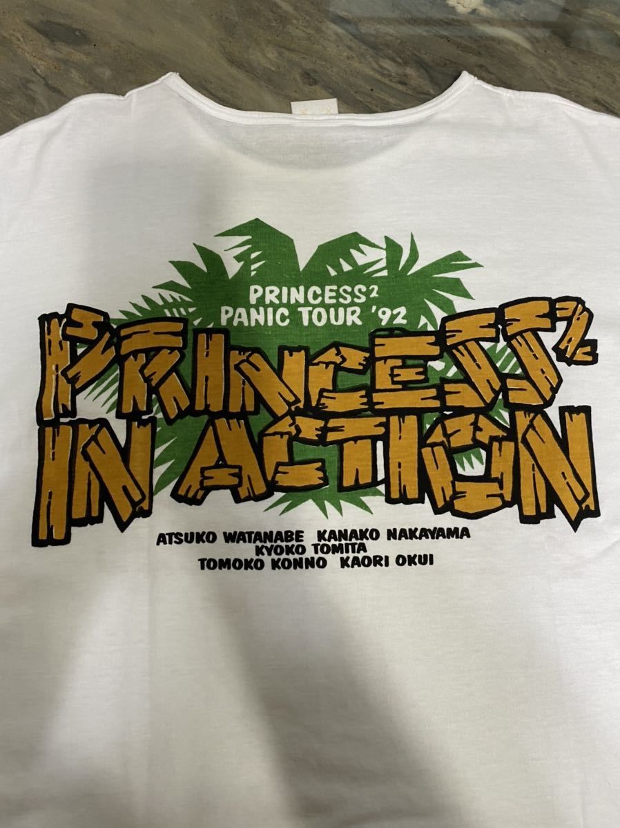  rare! Princess Princess PRINCESS PRINCESS PANIC TOUR \'92 long sleeve T shirt 