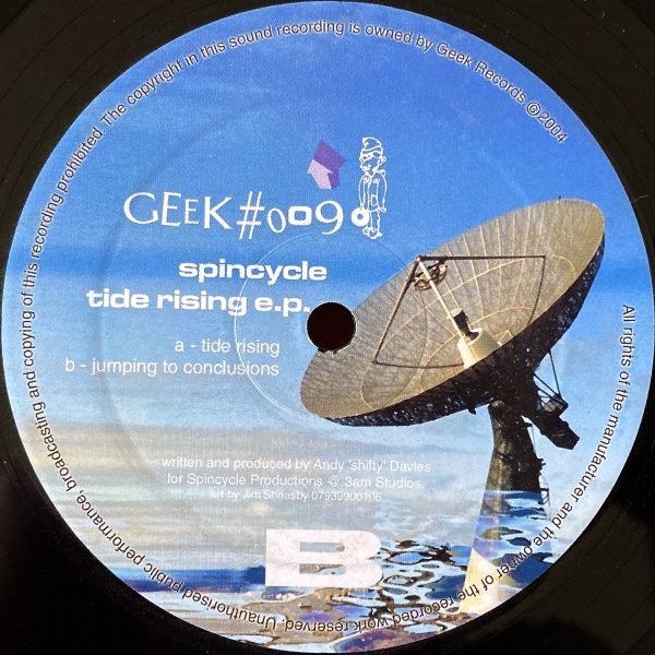 【UK盤/12EP】Spincycle / Tide Rising EP ■ Geek Records / Geek#009 / ハウス / テックハウス_画像1