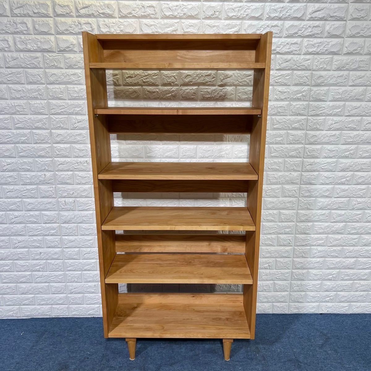 モモナチュラル COMO SHELF S 棚 本棚-