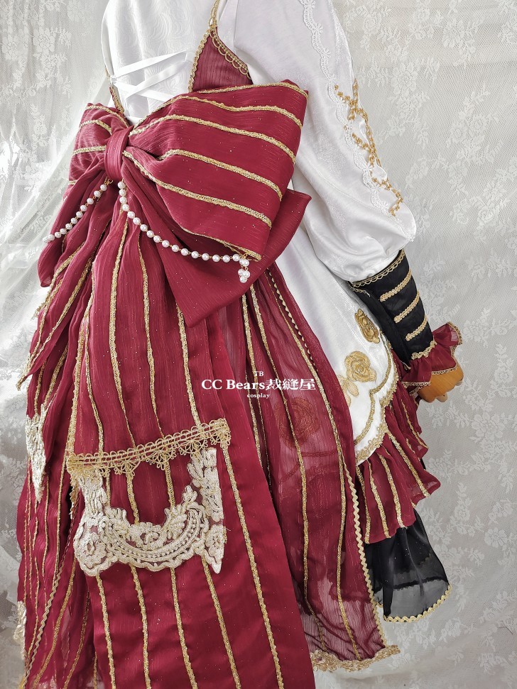 Fate/Grand Order フェイト 文西 ドレス コスプレ衣装+靴下+帽風 Fate/Grand Order フェイト 文西 ドレス コスプレ衣装+靴下+帽風
