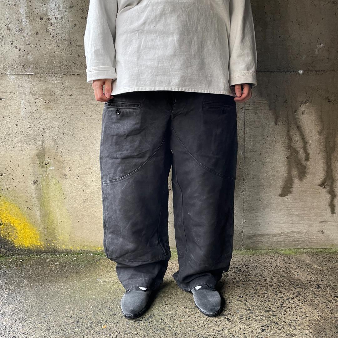 【C】ロシア軍 ソ連軍 ソビエト タンカースパンツ 4サイズ ブラック 本物 実物 RUSSIA ARMY TANKERS PANTS BLACK