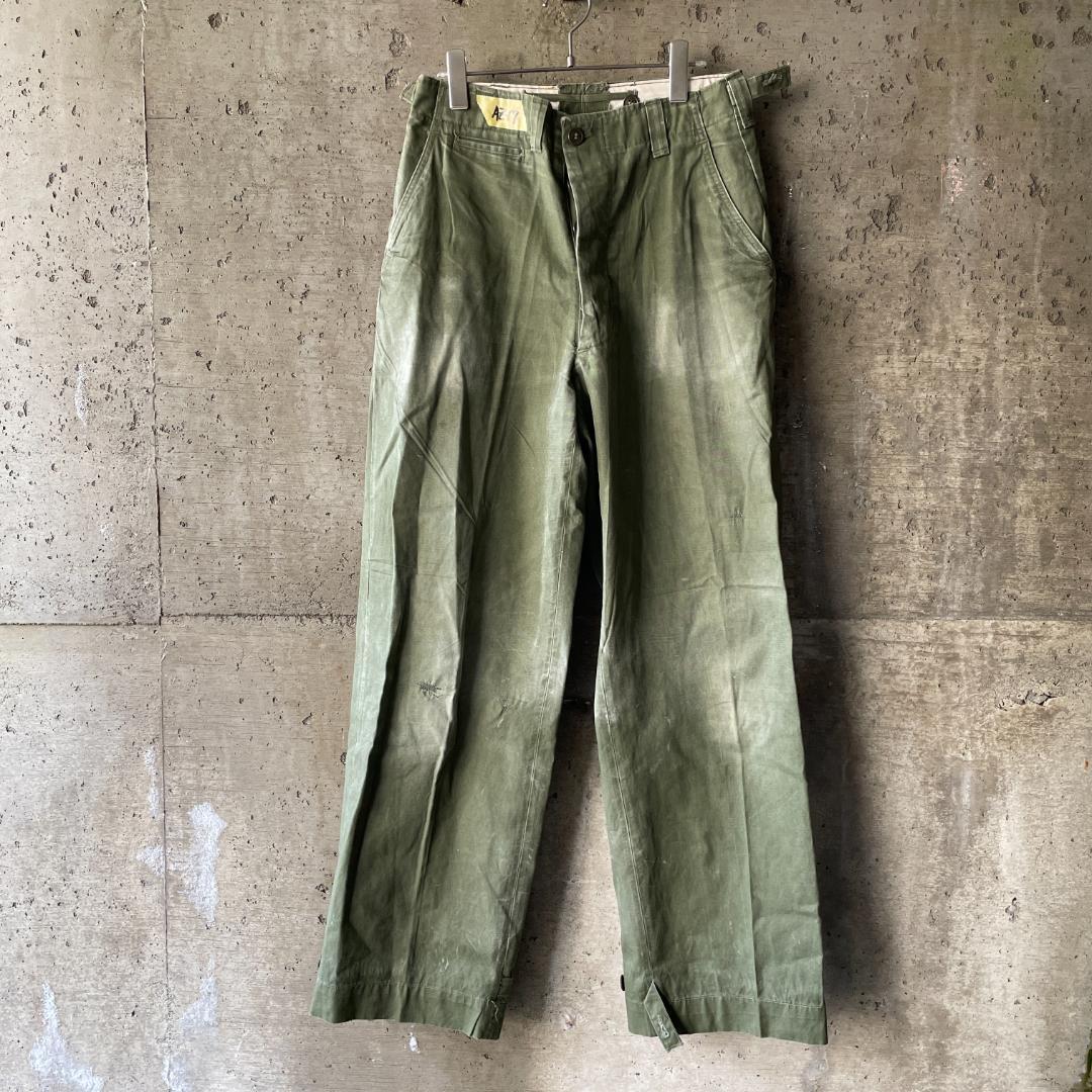 【AZ17】本物 アメリカ軍 US ARMY M43 M-1943 米軍 フィールドパンツ M-1943 TROUSERS,FIELD,COTTON, O.D._画像6