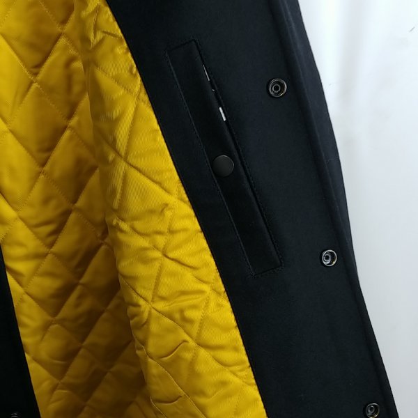 新品 即決 ディーゼル DIESEL スタジャン S ブラック ブランドロゴ メンズ ユニセックス アウター ジャケット キルティング - 3