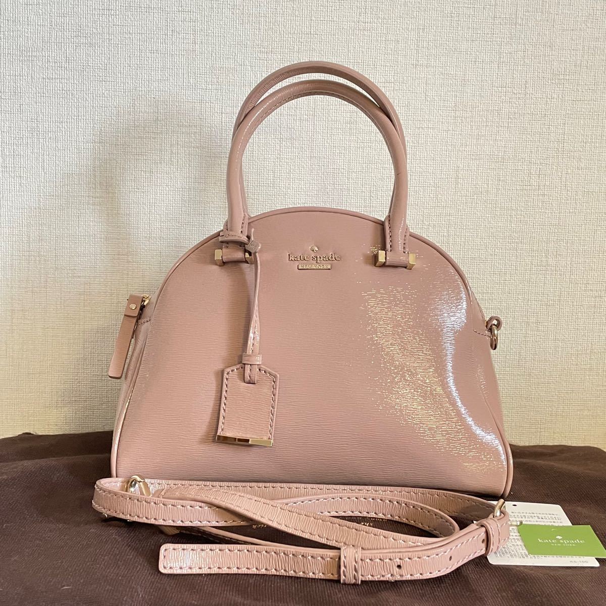 kate spade ケイトスペード ベージュピンク 2wayバッグ レディース ケイトスペード ピンクベージュ 2way エナメルバッグ|Yahoo