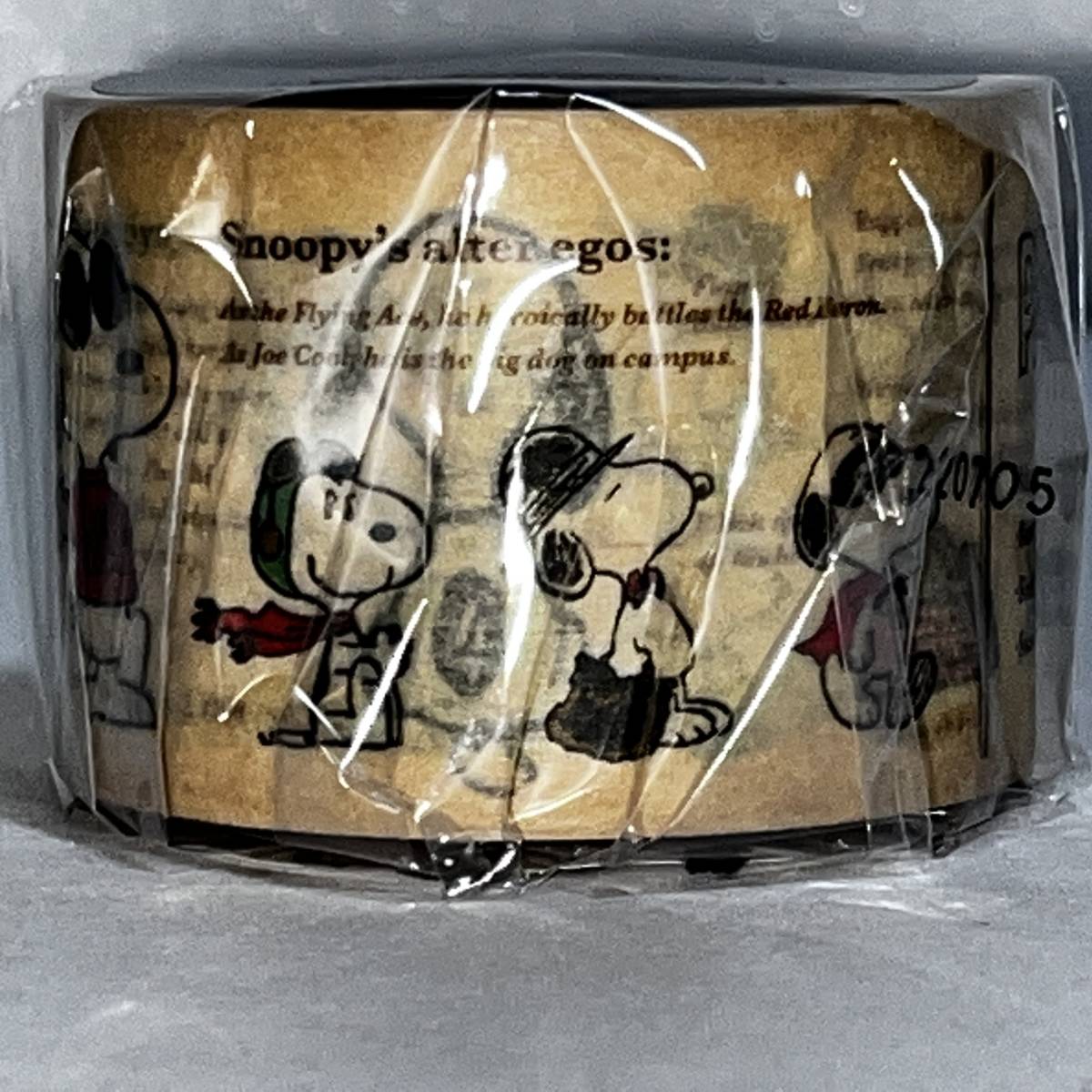 mt PEANUTS ピーナッツ図鑑 スヌーピー カモ井加工紙 マスキングテープ マステ Japanese Washi Tape (未使用品)_画像3