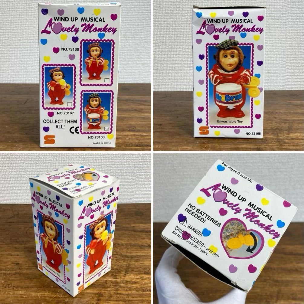  retro игрушка мюзикл Monkey с ящиком барабан обезьяна zen мой кукла Lovery Monkey Rav Lee тарелки Monkey античный . futoshi тамбурин без тарелочек музыкальные инструменты 