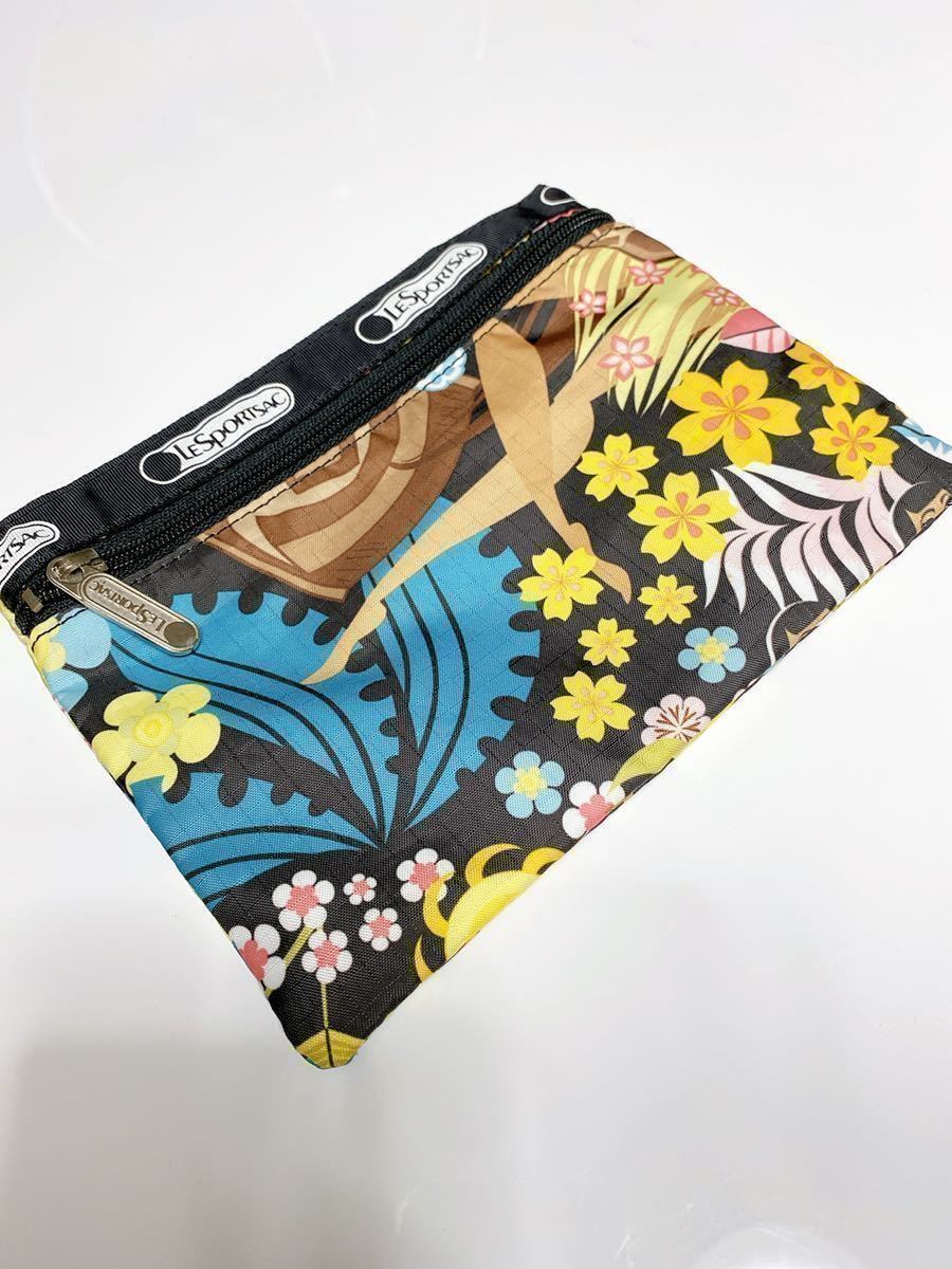 レスポートサック LeSportsac Hawaii ポーチ バッグ レスポ ハワイ グアム 限定 フラダンス フラガール アロハ Aloha ハワイアン Hawaiian_画像3