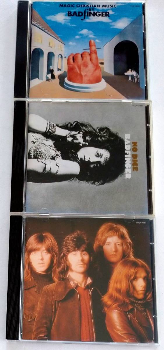 【送料無料】英国70年代バンド,バッドフィンガ―Badfinger 3CD[マジック・クリスチャン・ミュージック][ノー・ダイス][ストレート・アップ]