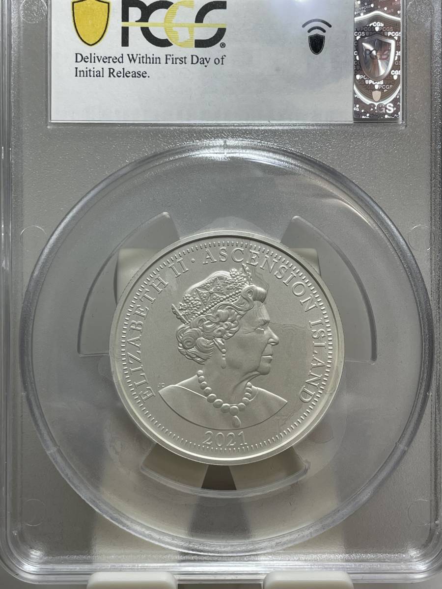 2021年 アセンション島 ダイアナ妃生誕60周年記念 銀貨 PCGS PR70 旧