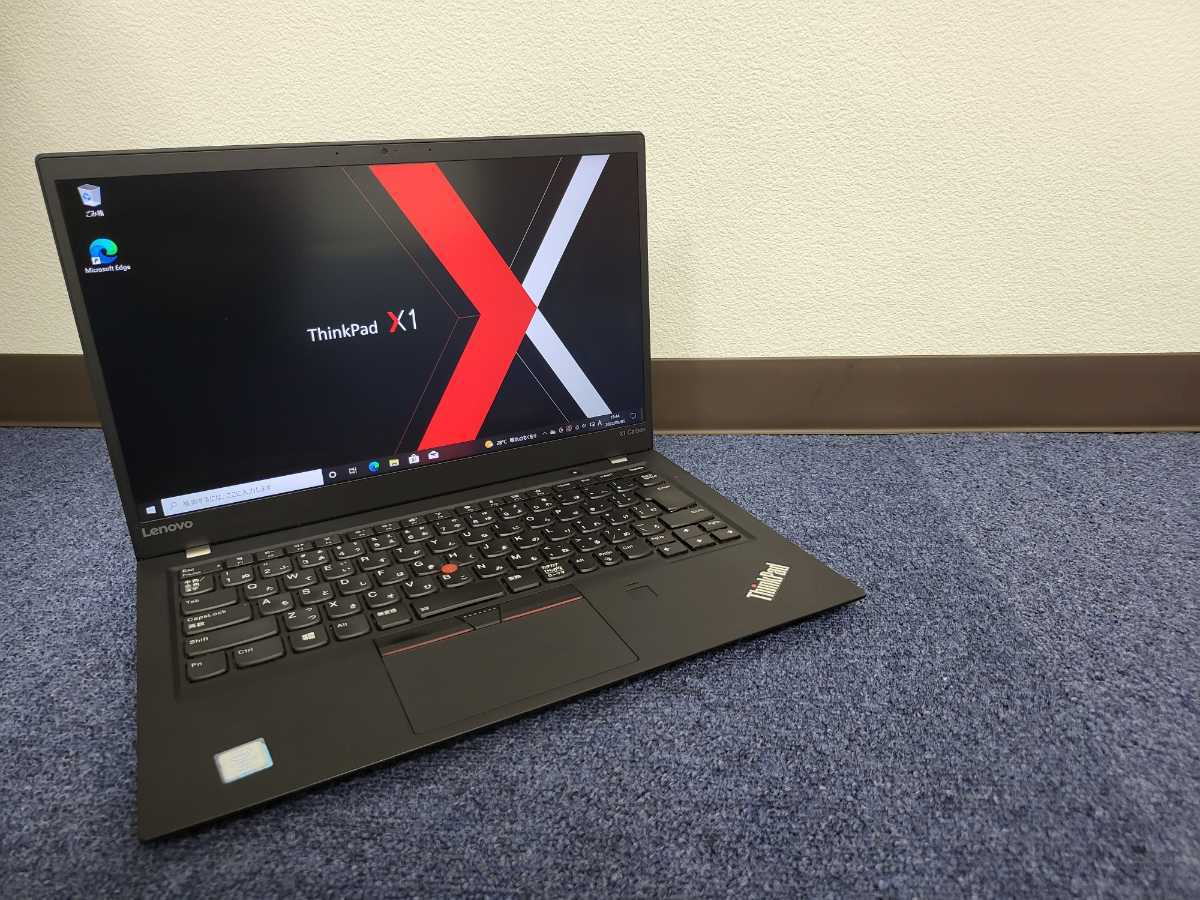 Lenovo Thinkpad X1Carbon5th i5-7300U/16GB SSD500GB/WEBカメラ/Win10