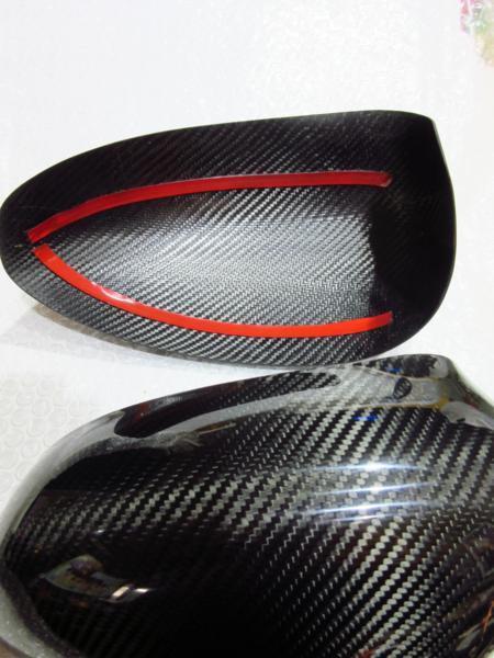 FIAT500/ABARTH500 door mirror cover / carbon [OMTEC/ Homme Tec made ] new goods / Fiat /