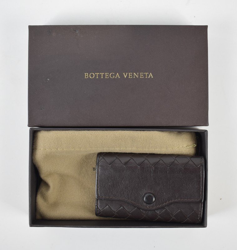 BOTTEGA VENETA/ボッテガヴェネタ　キーケース　イントレチャート　カラー：ダークブラウン_画像8