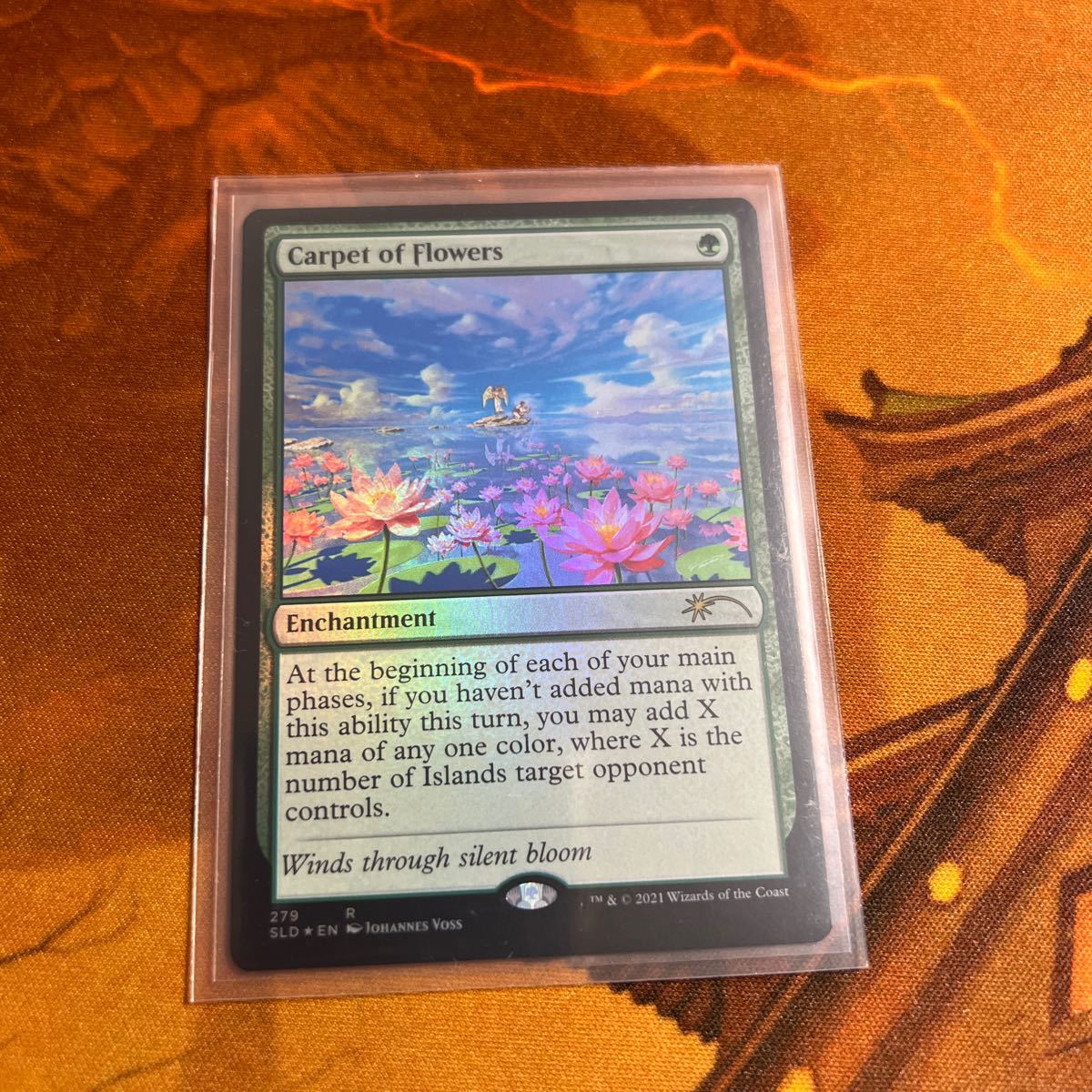 FOIL 花の絨毯 Carpet of Flowers 1枚 MTG マジックザギャザリング　②