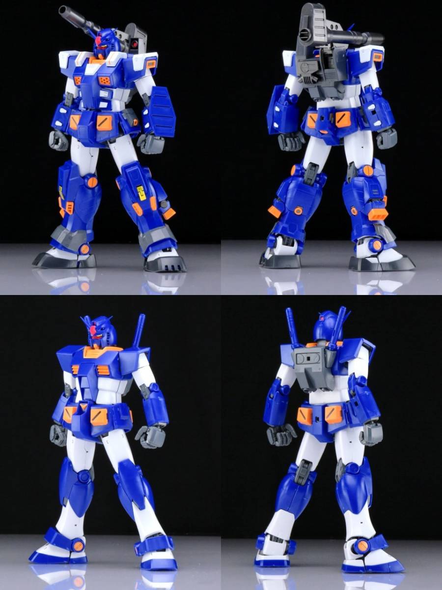 G0102完成品 1/100 MG フルアーマーガンダム ブルーカラー BLUE Ver MSV 外伝 プラモ狂四郎 FA78-1 プレミアムバンダイ  プレバン 限定 漫画