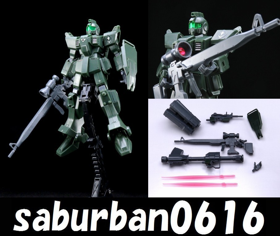 G0103完成品 1/144 HG ジム・スナイパー 機動戦士ガンダム 第08MS小隊 RGM-79[G] 連邦軍MS 陸戦型 一般機 量産型 長距離 外伝 OVA MSV 0079