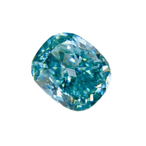 ダイヤモンド FANCY INTENSE BLUE GREEN 0.600ct X/RT0252/CGL