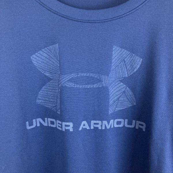 大きいサイズ UNDER ARMOUR アンダーアーマー 吸水速乾 レディース 半袖 Tシャツ トップス ネイビー 紺 XLサイズ スポーツ トレーニング