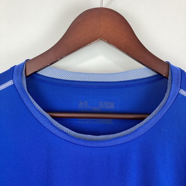 大きいサイズ UNDER ARMOUR アンダーアーマー レディース 半袖 Tシャツ トップス ブルー 青色 XLサイズ スポーツ トレーニング ウェア_画像5