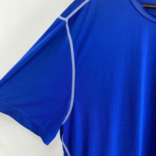 大きいサイズ UNDER ARMOUR アンダーアーマー レディース 半袖 Tシャツ トップス ブルー 青色 XLサイズ スポーツ トレーニング ウェア_画像6