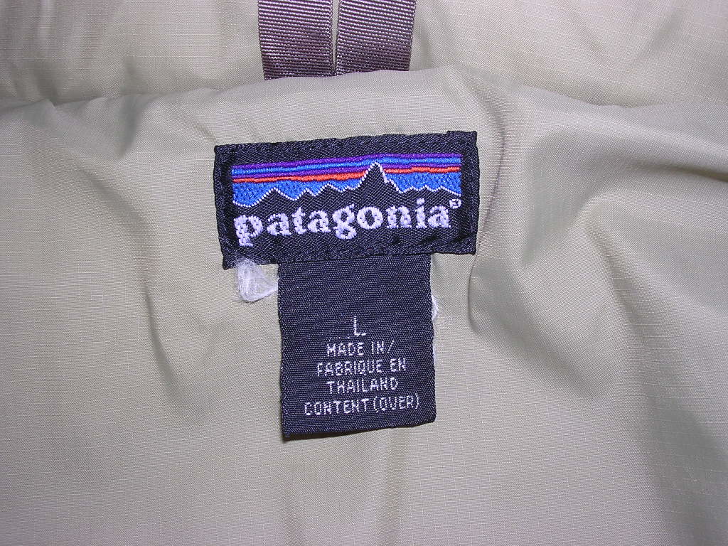 01年 patagonia パタゴニア Puff Jacket パフジャケット L セージ